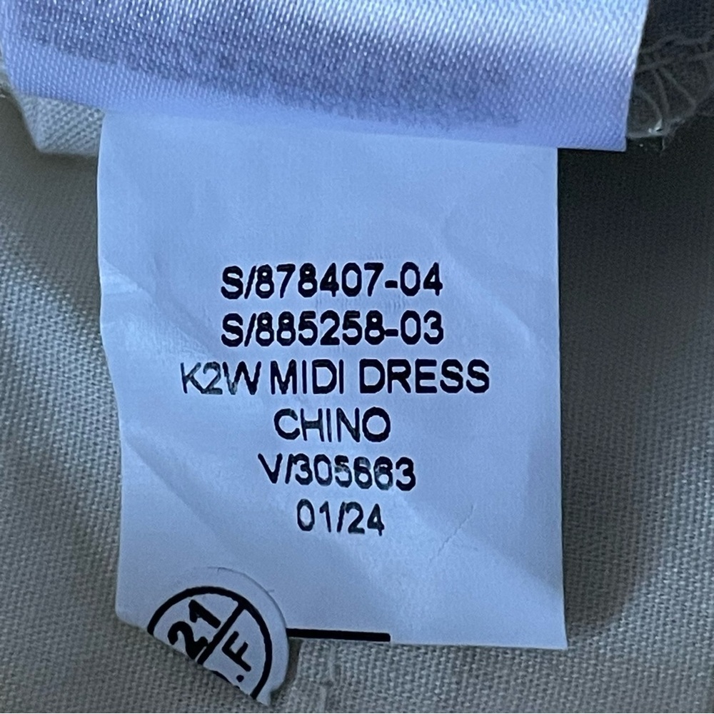 New! GAP Fit & Flare Racerback Midi Dress Size Medium 47852 - Picture 13 of 13